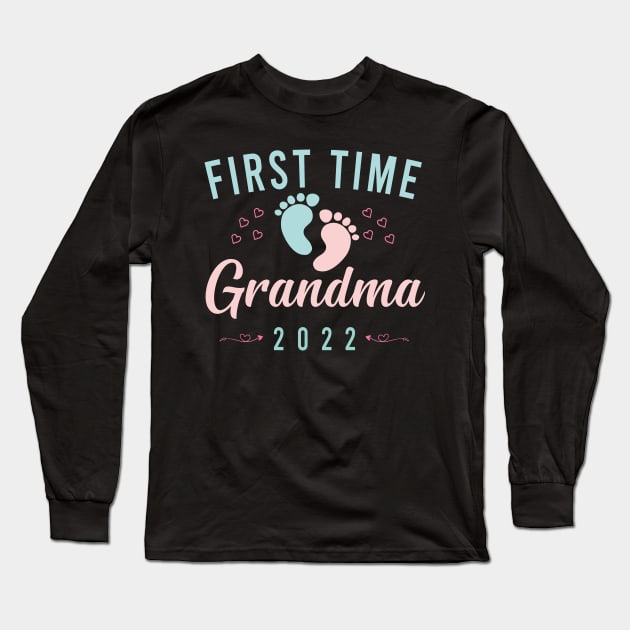 First time grandma Est 2022 Promoted To New Grandma Mimi Long Sleeve T-Shirt by aimed2